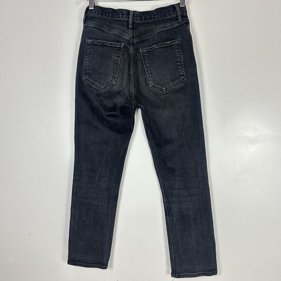 AGOLDE Riley High Rise Straight Crop in Panoramic Organic Cotton Jean Size 27 - Picture 9 of 16